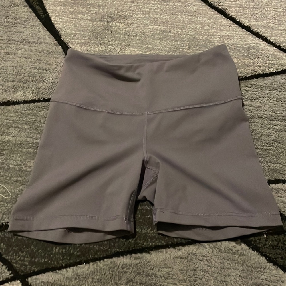Dark purple biker shorts
